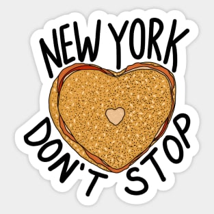 New York Don't Stop Sticker